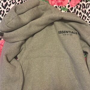 Essentials Gray Women's Hoodie